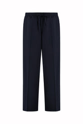 Pantaloni Julian in Lana Vergine - Blu Scuro | Umit Benan