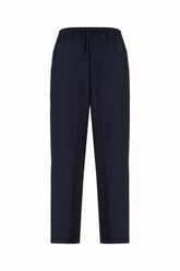 Pantaloni Julian in Lana Vergine - Blu Scuro | Umit Benan