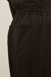 Pantaloni Julian in Lana Vergine - Nero | Umit Benan