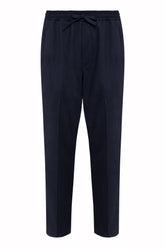 Pantaloni Selly in Cashmere e Cotone - Blu Scuro | Umit Benan