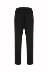 Pantaloni Selly in Cashmere e Cotone - Nero | Umit Benan