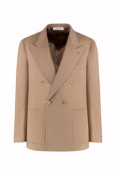 Richard Patch Pocket Blazer in Baby Camel - Camel | Umit Benan