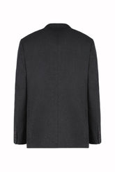 Richard Patch Pocket Blazer in Baby Camel - Dark Grey | Umit Benan