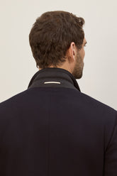 Blazer Richard con Tasche a Toppa in Cashmere - Blu Scuro | Umit Benan