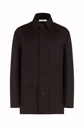 Pitt Jacket in Double-Faced Merino Wool - Benan Brown | Umit Benan