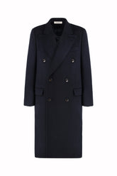 President Coat in Cashmere - Dark Navy | Umit Benan