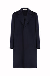 Richard Coat in Cashmere and Virgin Wool - Dark Navy | Umit Benan