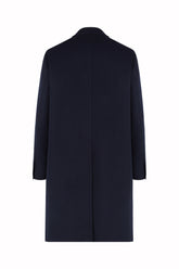 Richard Coat in Cashmere and Virgin Wool - Dark Navy | Umit Benan