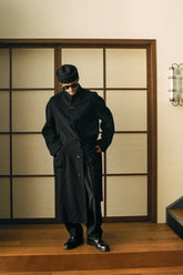 Caan Coat in Double-Faced Cashmere - Black | Umit Benan