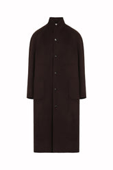 Caan Coat in Double-Faced Cashmere - Benan Brown | Umit Benan