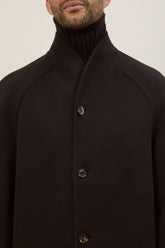 Caan Coat in Double-Faced Cashmere - Black | Umit Benan
