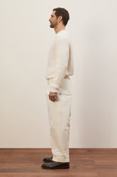 Girocollo Milano in Cashmere - Bianco Naturale | Umit Benan