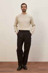 Girocollo Milano in Cashmere - Beige Chiaro | Umit Benan