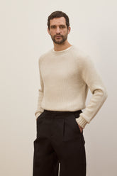 Girocollo Milano in Cashmere - Beige Chiaro | Umit Benan