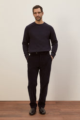 Girocollo Milano in Cashmere - Blu Scuro | Umit Benan