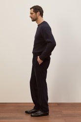 Girocollo Milano in Cashmere - Blu Scuro | Umit Benan
