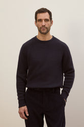 Girocollo Milano in Cashmere - Blu Scuro | Umit Benan