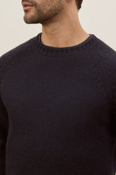 Girocollo Milano in Cashmere - Blu Scuro | Umit Benan
