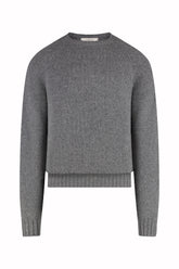 Girocollo Milano in Cashmere - Grigio Medio | Umit Benan