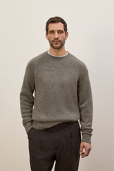 Girocollo Milano in Cashmere - Grigio Medio | Umit Benan