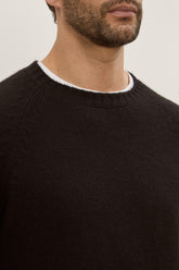 Girocollo Milano in Cashmere - Nero | Umit Benan