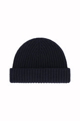 Murray Beanie in Cashmere - Dark Navy | Umit Benan