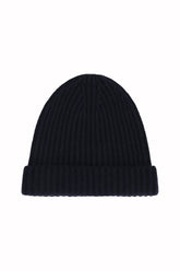 Murray Beanie in Cashmere - Dark Navy | Umit Benan