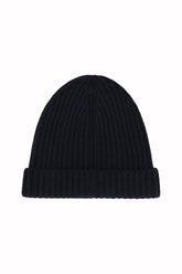 Murray Beanie in Cashmere - Dark Navy | Umit Benan