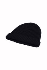 Murray Beanie in Cashmere - Black | Umit Benan
