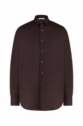 Camicia Ricardo in Seta - Marrone Benan | Umit Benan