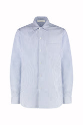 Camicia Weekend in Cotone - Doppie Strisce Blu | Umit Benan