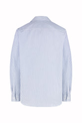Camicia Weekend in Cotone - Doppie Strisce Blu | Umit Benan
