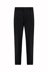 Pantaloni Richard in Lana Vergine - Nero | Umit Benan