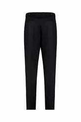 Pantaloni Richard in Lana Vergine - Nero | Umit Benan