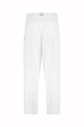 Pantaloni Carpenter in Cotone - Bianco | Umit Benan