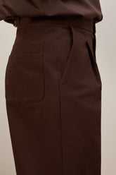 Pantaloni Carpenter in Cotone - Marrone Benan | Umit Benan