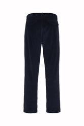Pantaloni Tony in Cashmere e Cotone - Blu Scuro | Umit Benan