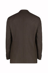 Pietro 6 Button Blazer in Wool - HB Green | Umit Benan