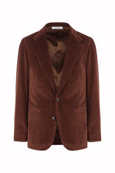 Ben Blazer in Cashmere and Cotton - Tobacco | Umit Benan