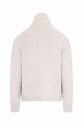 Montana Cardigan in Cashmere and Silk - Light Beige | Umit Benan