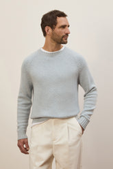 Girocollo Milano in Cashmere - Azzurro Chiaro | Umit Benan