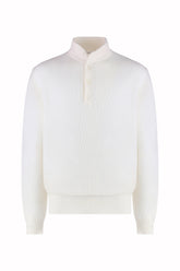 Francis Polo in Cashmere - Off White | Umit Benan