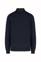 Francis Polo in Cashmere - Dark Navy | Umit Benan