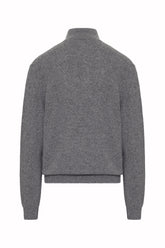 Francis Polo in Cashmere - Medium Grey | Umit Benan