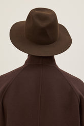 La Fedora in Wool - Tobacco | Umit Benan