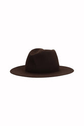 La Fedora in Wool - Tobacco | Umit Benan