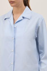 Linda Shirt in Cotton - Light Blue | Umit Benan