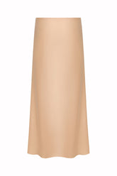Michelle Skirt in Silk - Peach | Umit Benan