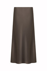 Michelle Skirt in Silk - Mud | Umit Benan