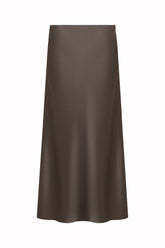 Michelle Skirt in Silk - Mud | Umit Benan